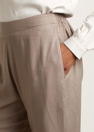 Cuffed Trousers Khaki