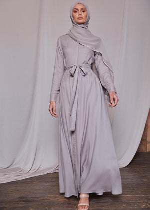 Belted Maxi Soft Grey