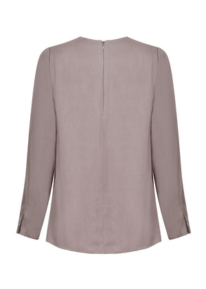 Button Top Taupe