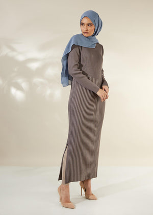 Knitted Maxi Griege