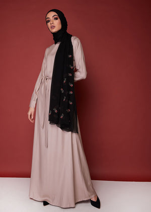 Shoulder Pleat Abaya in Cashmere by Aab ?id=17599126372490